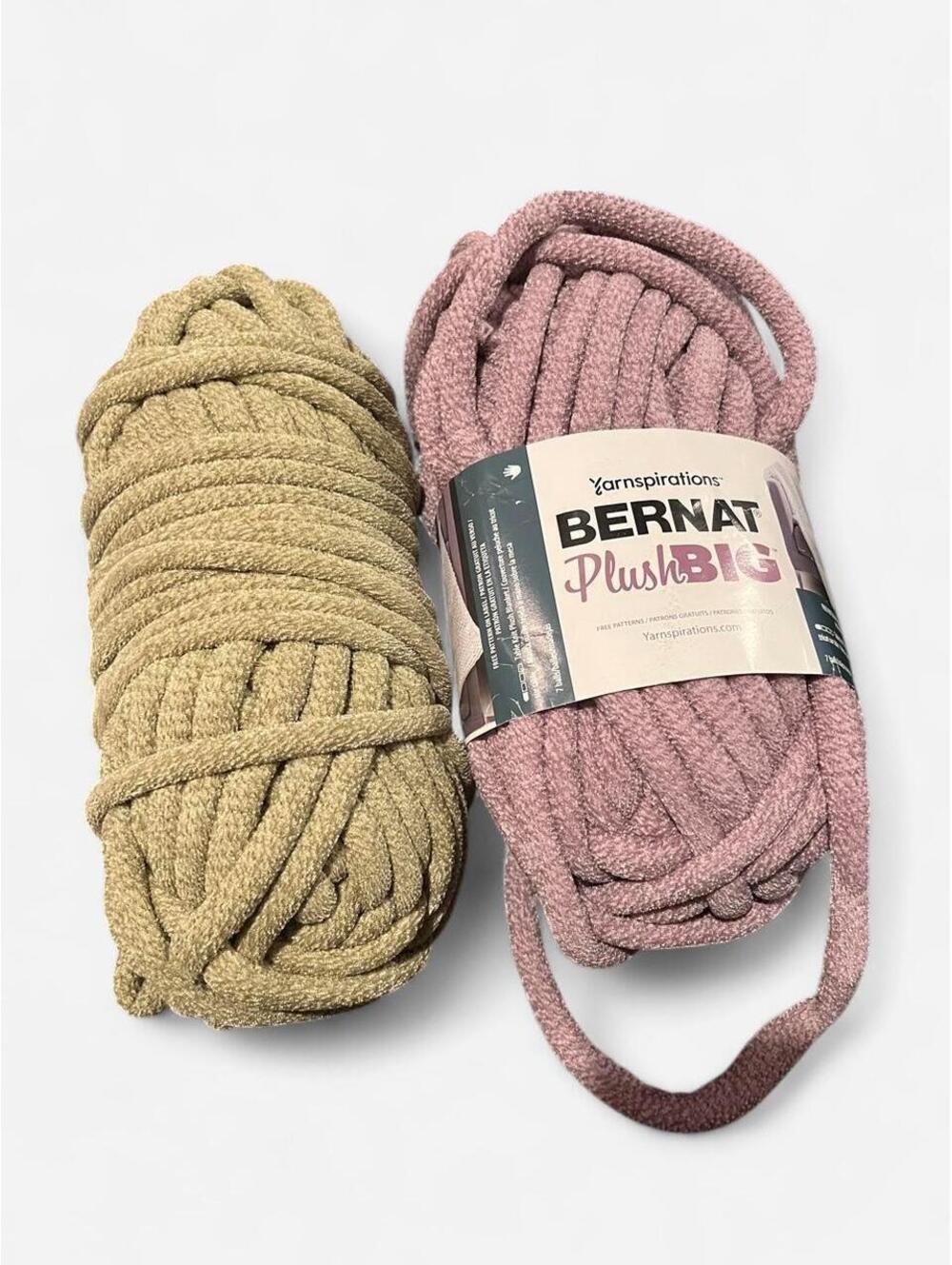 Lot of 2 Bernat Plush Big Yarn Jumbo